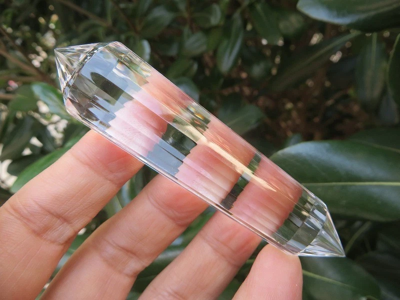 24-seitiger VOGEL-Stil natürlicher klarer QUARZKRISTALL DT PUNKT Heilung 48,4 g - Bild 4 von 4