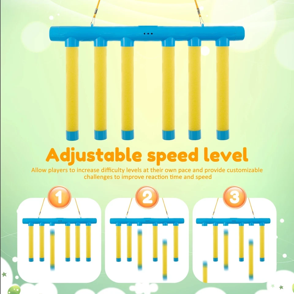 Upgrade Reflex Challenge Game - Drop The Stick, Catch All Sticks Game,... - Image 2 of 4