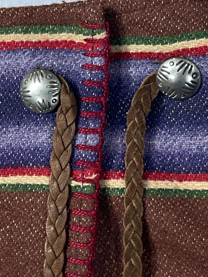 Винтажный Ralph Lauren страны индийский одеяло надежном юбка Southwestern Aztec размер M - Изображение 2 из 4