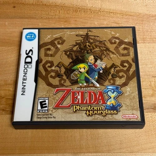 The Legend of Zelda: Phantom Hourglass (Nintendo DS, 2007) - w/ Box - NO MANUAL
