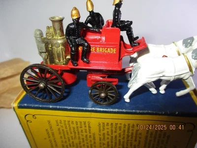 LESNEY MODELS OF YESTERYEAR BOX #4 SHAND MASON HORSE DRAWN FIRE ENGINE... EX-MT! - Image 1 of 4