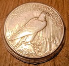 1923-S Peace Silver Dollar - Choice AU Great Eye Appeal, Nice Semi Key Date  — photo 4