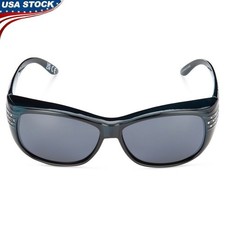 Unisex Fits Over Sunglasses UV Protection Polarized Scratch Resistant Case New