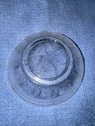 Vintage cut pressed glass Leaf Pattern trinket candy dish — photo 2