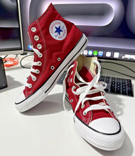 Image of All Star Converse Hi Top Classic Size 5UK Women's Red "Days Ahead" 147127C