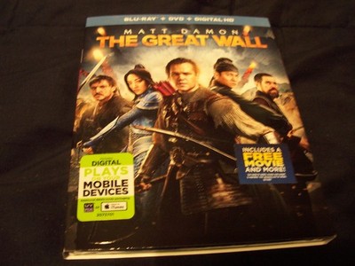 The Great Wall-2016(Blu Ray Plus Slipcover)**Brand New & Sealed**Matt Damon