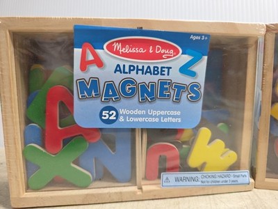 MELISSA & DOUG Magnets 37 Number & 52 Alphabet Combination set | eBay
