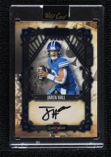 2023 5 Card Draw Vintage Blue Foil - Gold 1/1 Jaren Hall Rookie Auto RC 07rd. rookie card picture