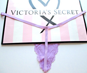 VICTORIA'S SECRET DREAM ANGELS V-String Thong Panty NWT Purple S M L XL VS