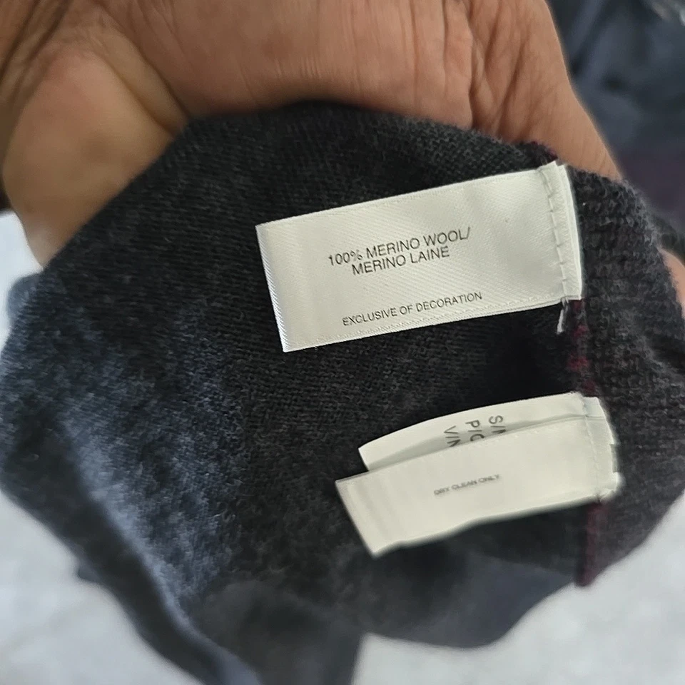 Cutter & Buck Sweater Vest Mens Large Merino Wool Pullover Knit Casual - Image 3 of 4