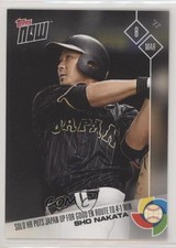2017 Topps Now Topps Online Exclusive WBC /239 Sho Nakata #W-9 qm6