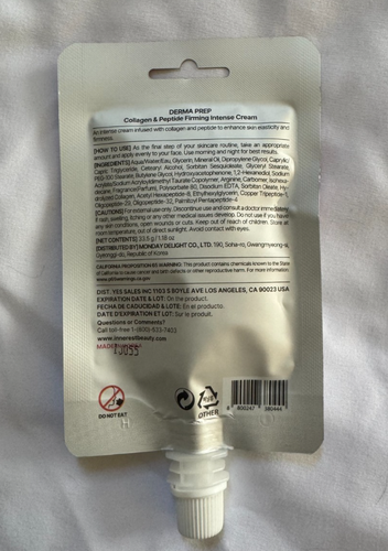 Derma Prep Kollagen & Peptid Straffendes Intensives Serum & Creme Set, Koreanisch - Bild 5 von 5