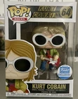 Funko Pop! Rocks Kurt Cobain #64 Funko Shop Exclusive Vaulted In Pop Protector