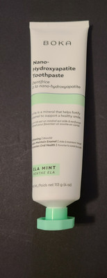 Boka Nanohydroxyapatite Ela Mint Toothpaste Vegan Cruelty Free No Flouride
