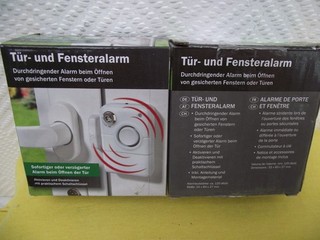 10x Tür u Fensteralarm Alarmanlage beim öffnen gesicherter Fenster o Türen NEU3