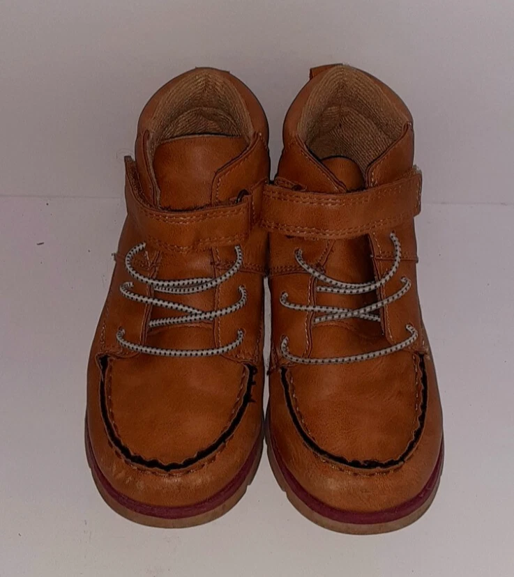 Kids Shoes Youth Size 13 OshKosh Brown Vegan Leather Hiking Camping Boots