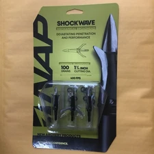 NAP Shockwave 100 Grain Broadheads NAP-60-265