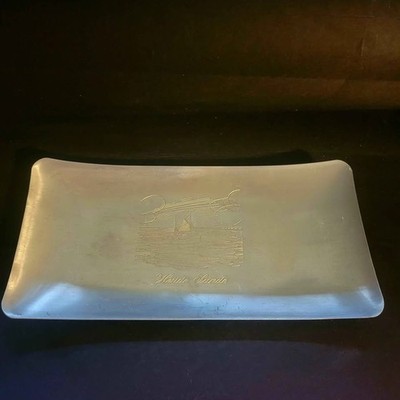Vintage Forged Hammered Aluminum Tray ''Hvide Sande''