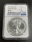 2017 American Silver Eagle NGC MS70 Early Release