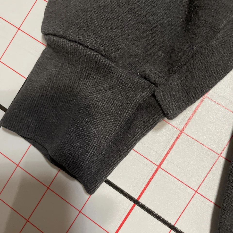 Черная толстовка Lee винтажная тяжелая молодежная M 1990-е Y2K корабль пришельцев - Изображение 3 из 4