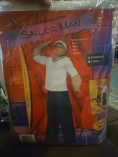 Popeye The Sailor Man Costume Adult Men One Size Complete