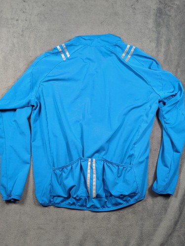 NASHBAR Cycling Jacket Full-Zip Blue Skies 3-Pouch L/S Men's XXL 3x Jersey - Picture 6 of 6