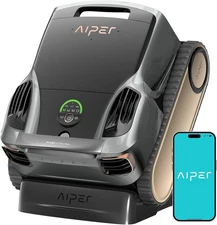 Aiper Scuba X1 Pro Max Robotic Pool Cleaner & Pool Skimmer: Black & Gold