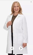 Meta Women s White Medical Lab Coat Size 10 3...