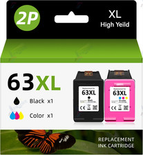 63XL XXL Ink Cartridge for HP OfficeJet 3830 4650 4655 5255 ENVY 4512 4516 4520