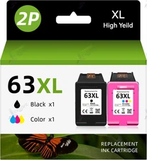 63XL XXL Ink Cartridge for HP OfficeJet 3830 4650 4655 5255 ENVY 4512 4516 4520