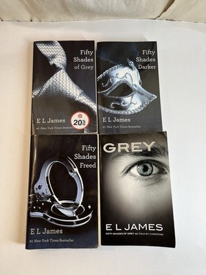 Fifty Shades Of Grey[Trilogy Plus 4th Book] Grey [as told by Christian]-4 PB Set