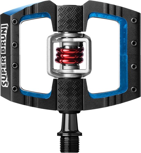 Crankbrothers Mallet MTB Bike Pedale Moderno Nero/Rosso/Blu - Foto 4 di 6
