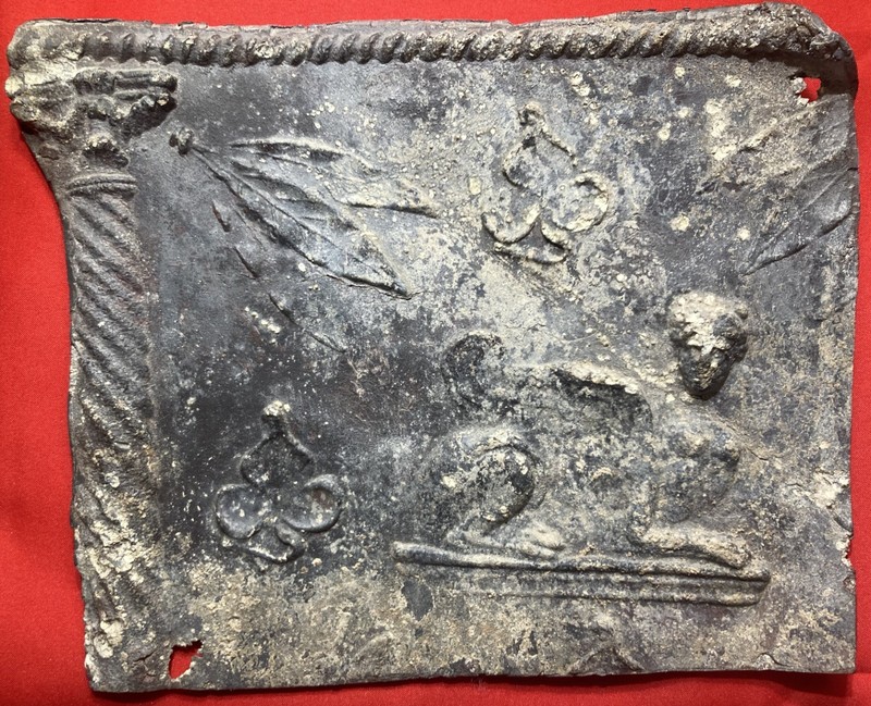 Antique Roman Sarcophagus Panel circa 4th century A.D.