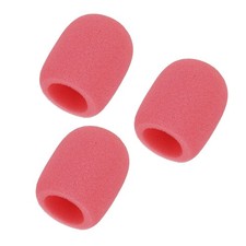 Microphone Cover, Sponge Foam Mic Cover, 3 Pack  3"  Pink