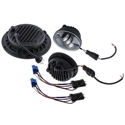 1 Pc 7'' Motorcycle LED Projector Headlight & 2 Pcs 4.5'' Passing Lights Set