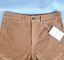 Everlane Wide Leg Corduroy Dress Pants Lt Brown High Waist Size 10 New w Tags