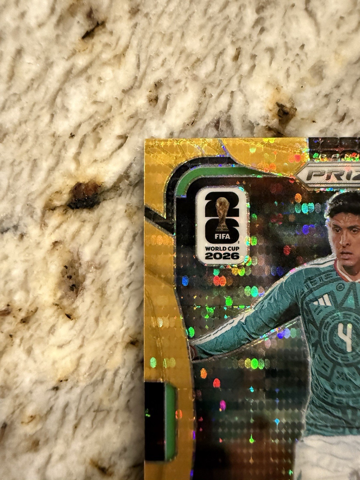 🔥2026 Panini Prizm FIFA World Cup #292 Edson Alvarez Gold Preferred /10 Mexico view 2