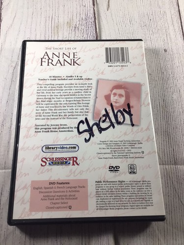 Das kurze Leben der Anne Frank Schlesinger Media 2005 DVD - Bild 3 von 7