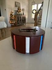 200-Piece Poker Chip Set with Rotating Carousel Caddy