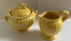 STANGL Colonial Yellow Creamer And Sugar Bowl