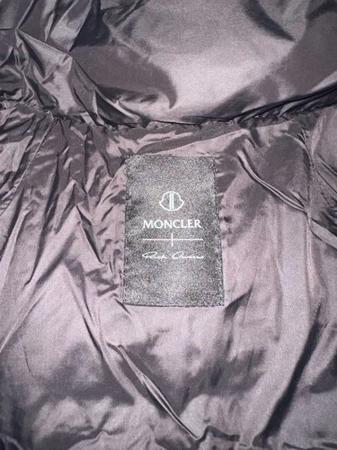 Moncler X Rick Owens Tonopah Jacket Size 2 = Medium Black image 6