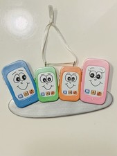 L K- Polar X Cell Phone Family Of Four Ornament Personalized If Desired Nice