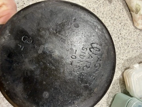 Vintage Wagner Ware Sidney O 1053 C No. 3 Cast Iron Skillet 6.5” Diameter