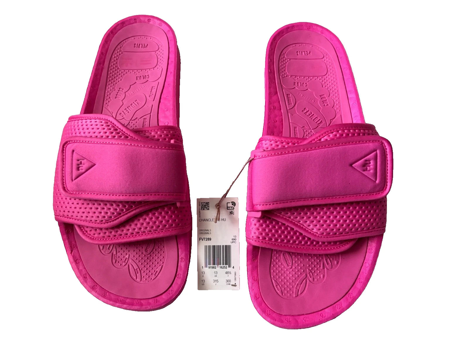 SANDALI ADIDAS ORINALS CHANCLETAS HU BOOST X PHARRELL SLIDE UOMO TAGLIA:13