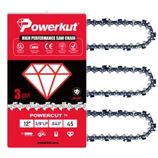 12 Inch Chainsaw Chain 3/8" LP Pitch .043" Gauge 45 DL,R45 FOR WORX WG350/ 380