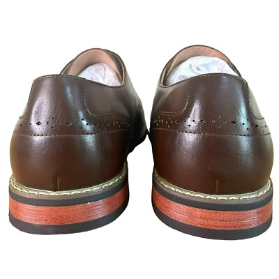 Bruno Marc Men\'s Dark Brown Leather Lined Dress Oxford Shoes Size 14 Bruno Marc Men main image 4