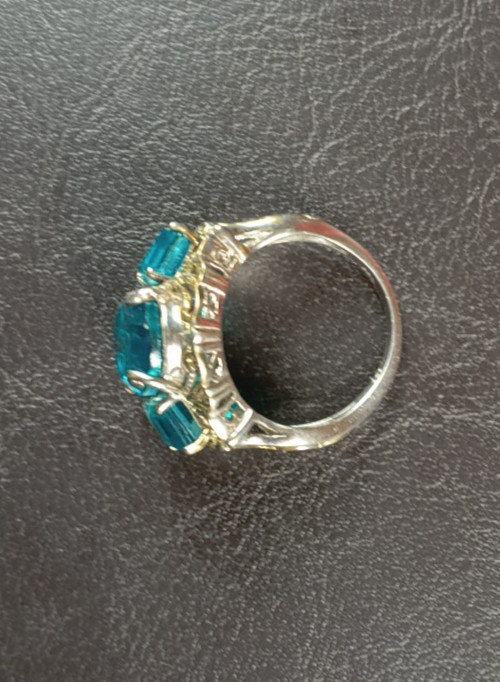 Chuck Clemency STS Multi Blue Stone Sterling Silv… - image 8