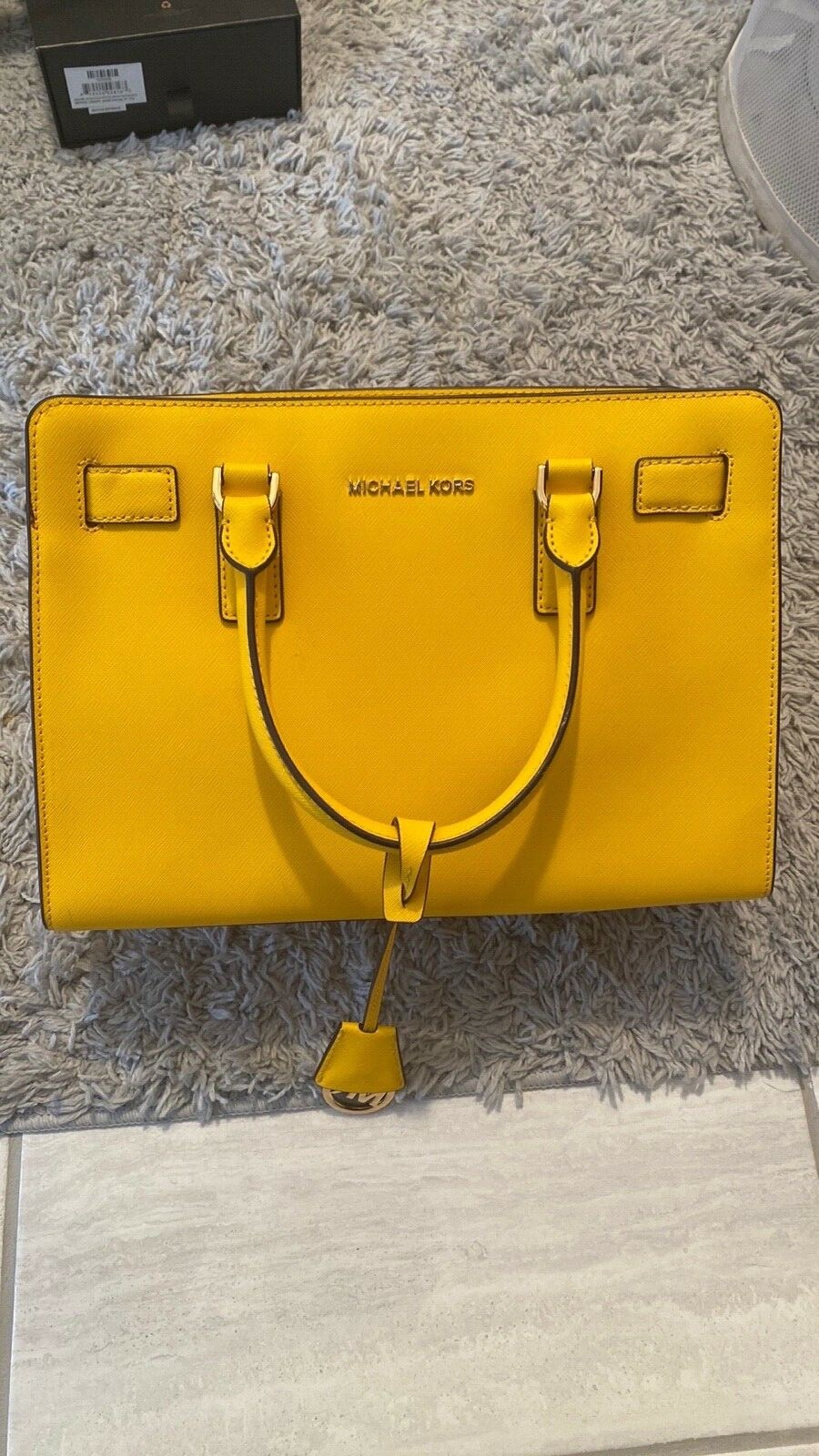 michael kors yellow handbag! Super cute! Only wore once. | eBay