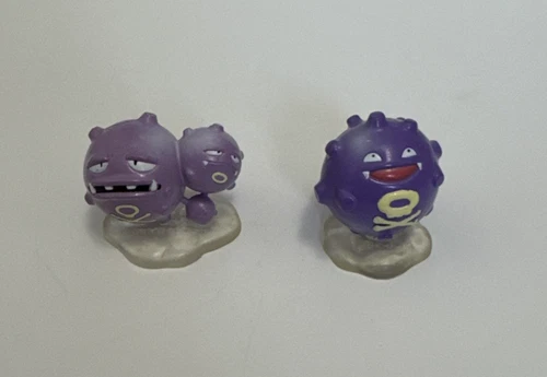 Koffing Weezing TOMY Pokemon Figure CGTSJ Nintendo Vintage toy Authentic