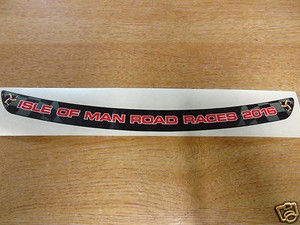 Decoracion Casco Moto Pegatinas Para Casco De Moto - Isle Of Man TT Races Y Moto GP - 4 Unidades De 100mm - Vinilo Brillante Decal Manx Moto GP 100mm - Foto 5